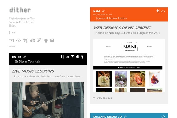 dithermade.com site used Dithered