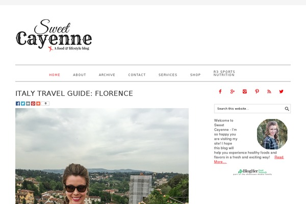 Foodie Pro theme site design template sample