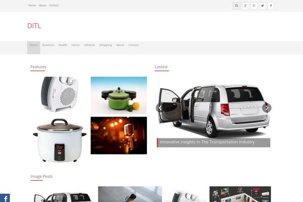 ProtoPress theme site design template sample