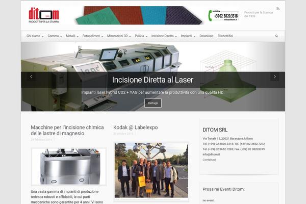 evolve theme site design template sample