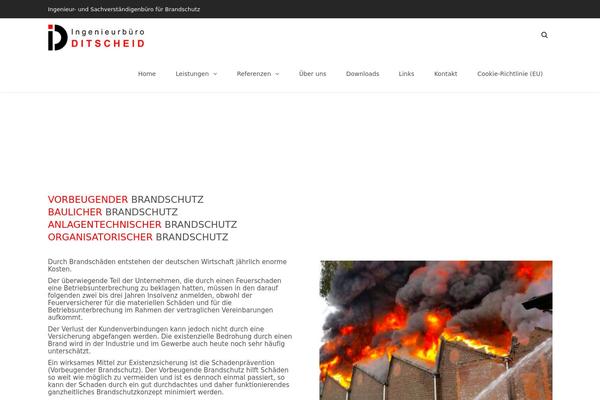 TheFox theme site design template sample