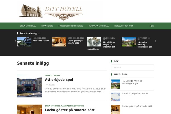 ditthotell.se site used Theworld