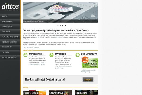 Asteria theme site design template sample