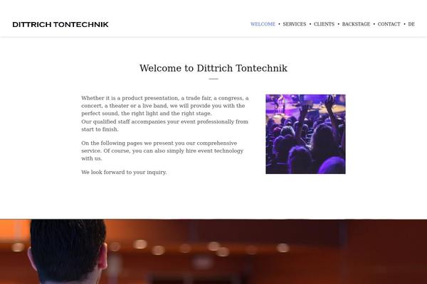 Brooklyn Child theme site design template sample