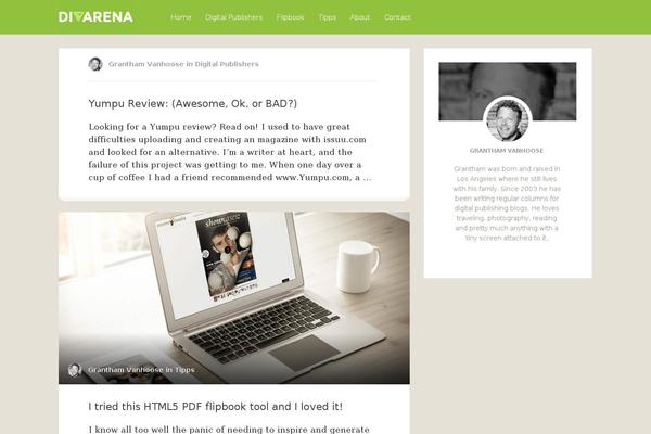 Site using Display Authors Widget plugin