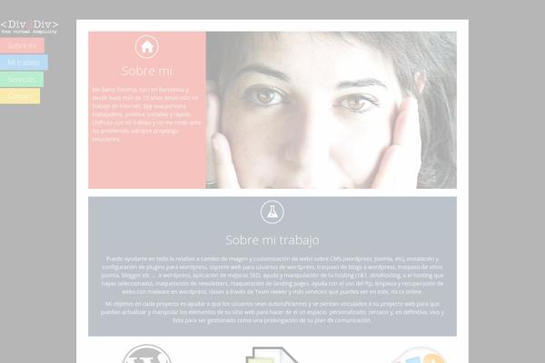 Reveal theme site design template sample