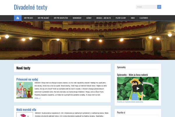 divadelnetexty.sk site used Songwriter-premium