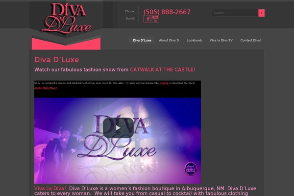 divadluxe.com site used Especial