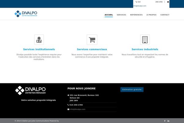 Delaware theme site design template sample