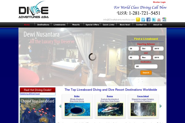 diveadventuresasia.com site used Daa