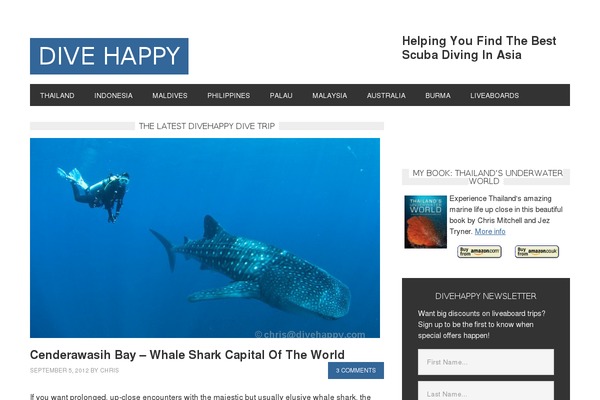 divehappy.com site used Eleven40 Pro