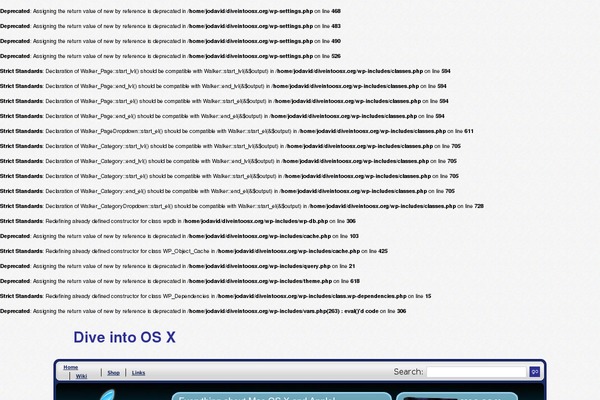 diveintoosx.org site used Blueone-10