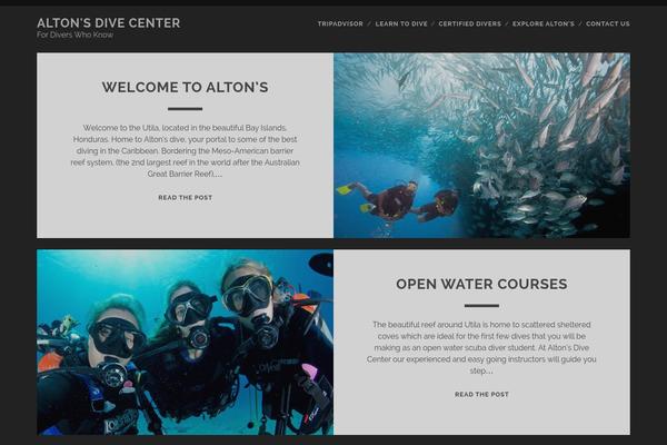 Tracks theme site design template sample