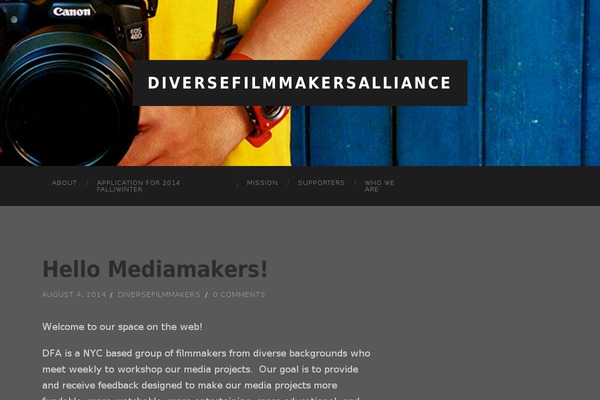 Hemingway theme site design template sample