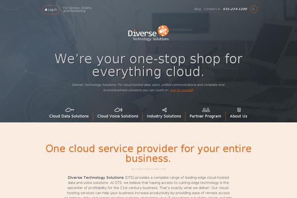 Dts theme site design template sample
