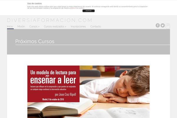 Serene theme site design template sample