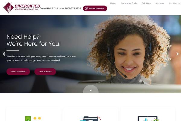 diversifiedadjustment.com site used Diversified