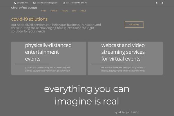 Ekko theme site design template sample