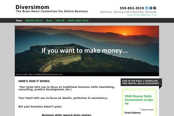 Smallbiz Dynamic theme site design template sample