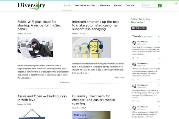 Site using Social Icons Widget plugin