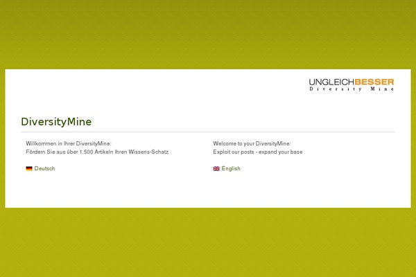 diversitymine.eu site used Clean-cutta-child-theme
