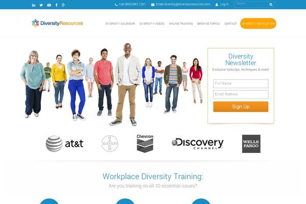 diversity theme websites examples