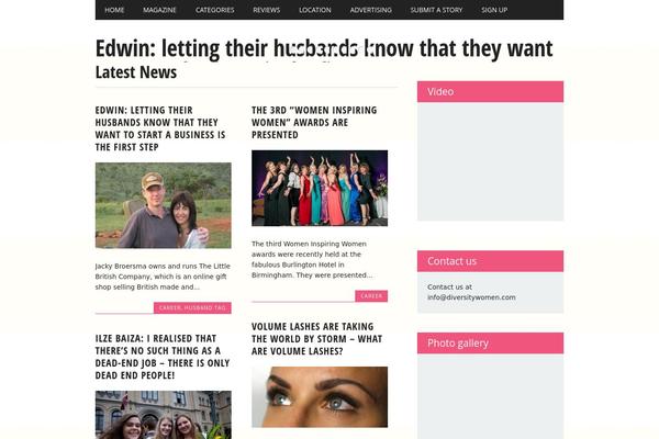 The Newswire theme site design template sample