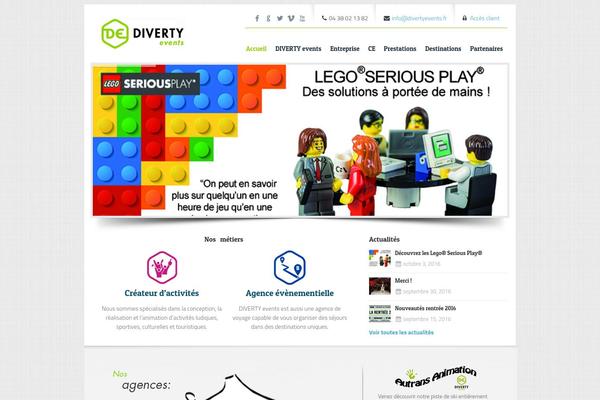 Bretheon theme site design template sample