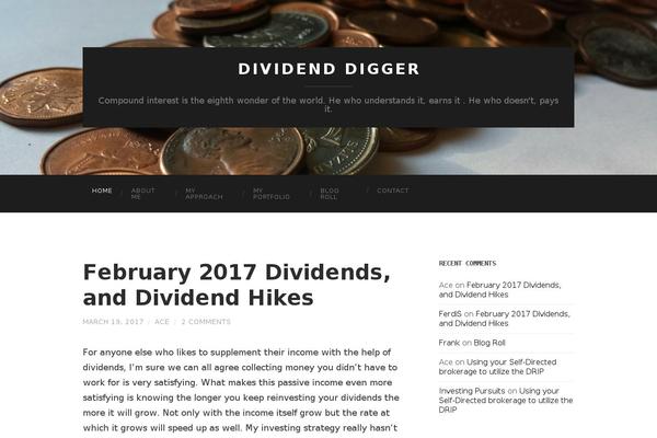 Hemingway theme site design template sample