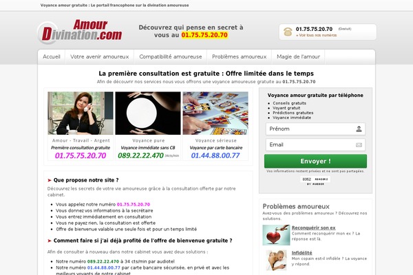 divinationamour.com site used Divination
