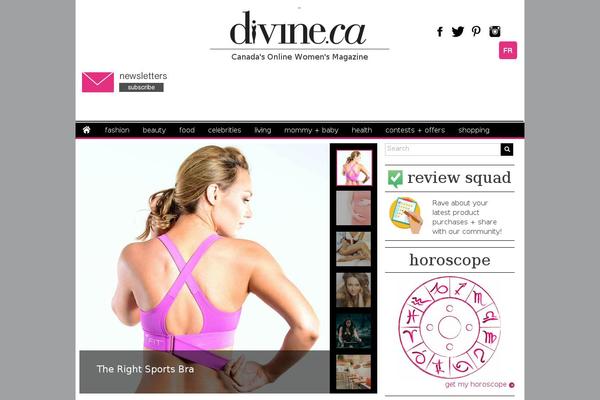Authentic theme site design template sample
