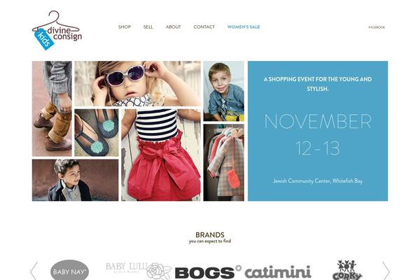 divineconsignkids.com site used Divinity