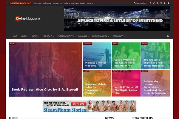 NewsMag theme site design template sample