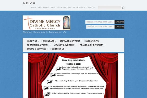 Resurrect theme site design template sample