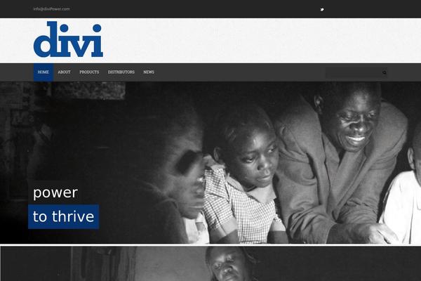 Divi theme site design template sample