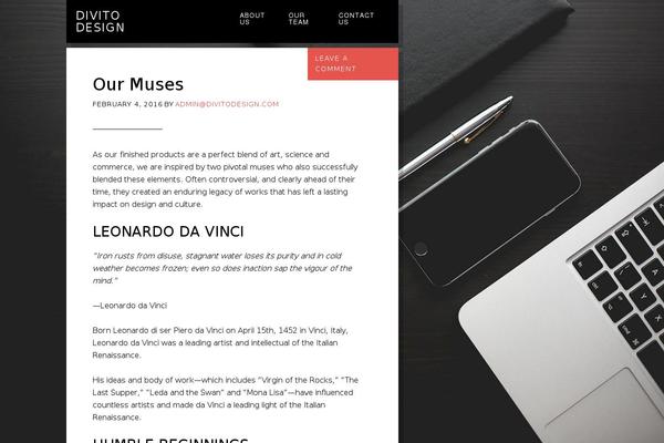 The 411 Pro theme site design template sample