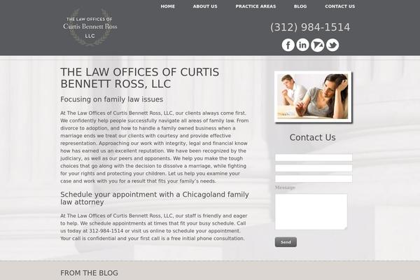 Chicago theme site design template sample