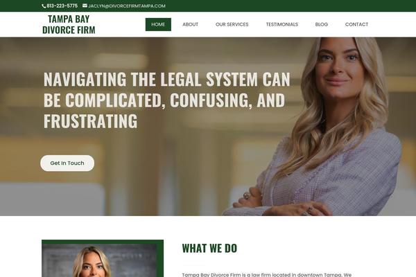 Divi Child theme site design template sample