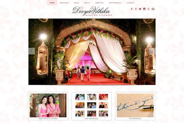 Reportage theme site design template sample