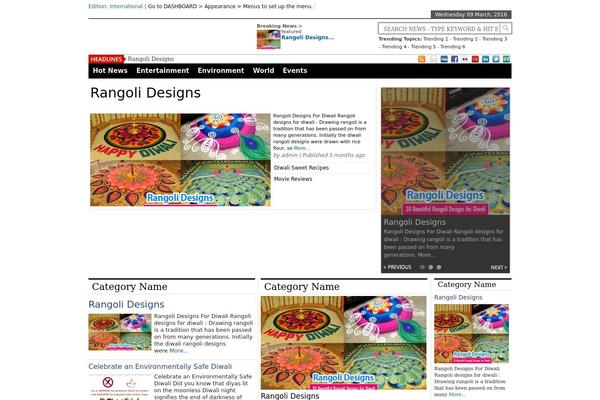 NewsTimes theme site design template sample