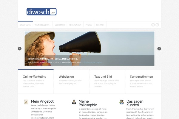 Divi theme site design template sample