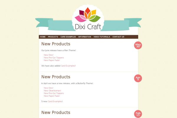 dixicraft.com site used Buttercream