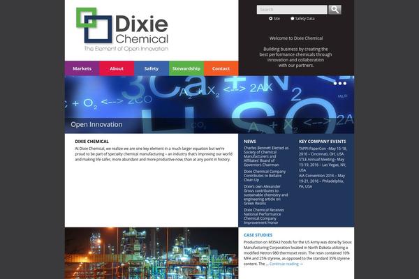Dixie theme site design template sample