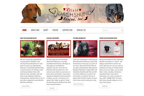 Hannari theme site design template sample