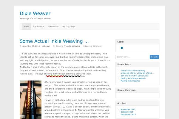 dixieweaver.com site used Bootville Lite