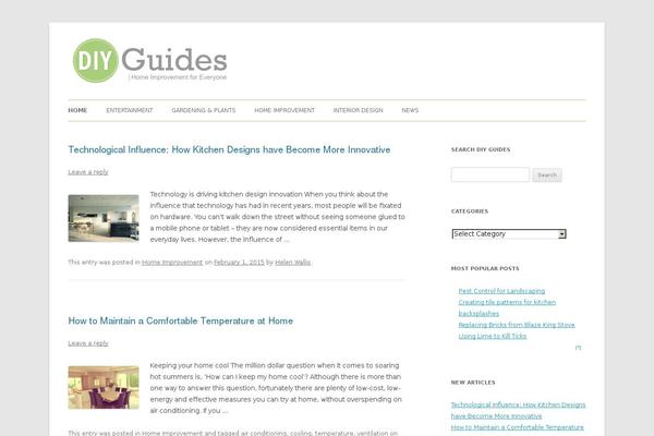 Twentytwelve-child theme site design template sample