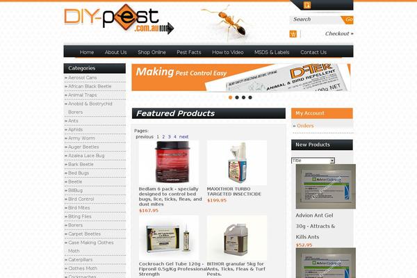 Site using Shopp plugin