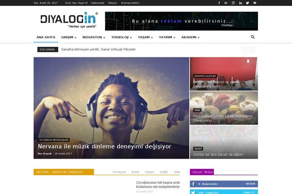 Jarida theme site design template sample