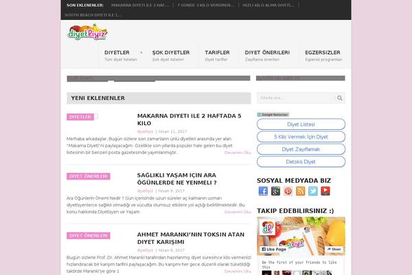 Sahifa theme site design template sample