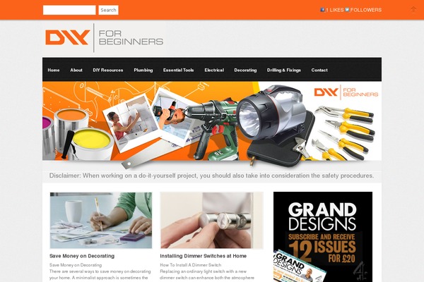 diyforbeginners.com site used Cleanresponse
